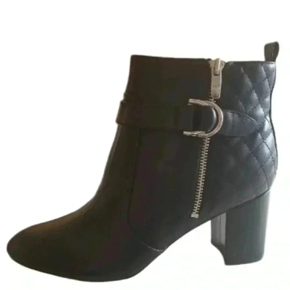 Marc Fisher Quilted Leather Boots Sz 9.5 M NWOT
